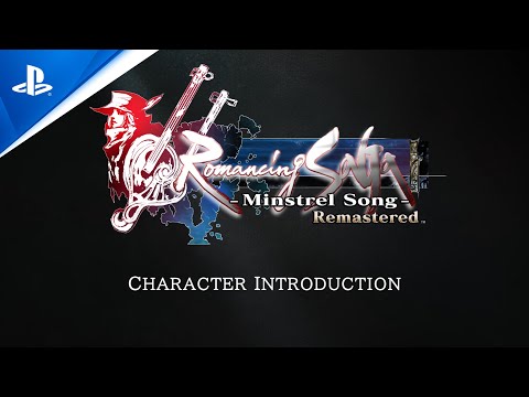 Romancing SaGa -Minstrel Song- Remastered - Character Trailer | PS5 & PS4 Games