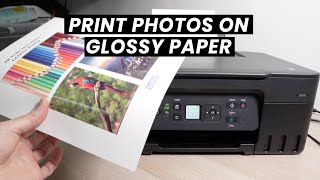 How to Print Pictures on Glossy Paper With Canon MegaTank G3270 & G4770