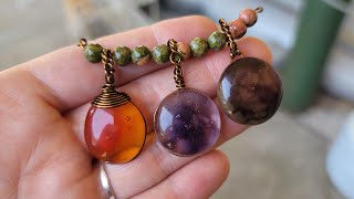 Easy Wire Wrap Jewelry with a Groovy Cabochon