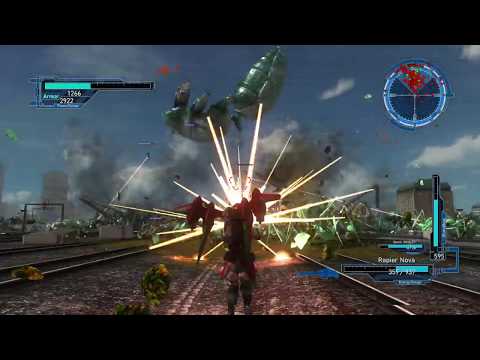 EDF Earth Defense Force 5 M 101 Crumbling City - Rapier - Wing Diver Inferno
