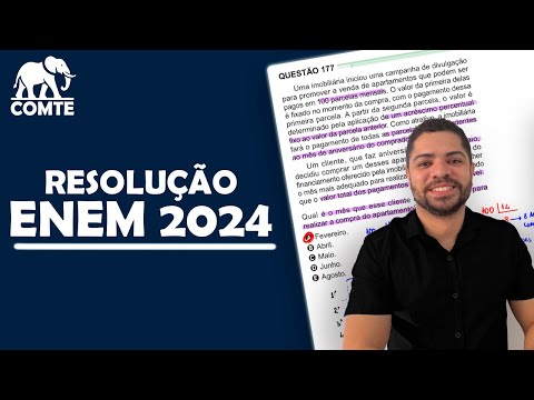 Questão 177 | Prova Verde ENEM 2024 | Uma imobiliária iniciou uma campanha de divulgação para