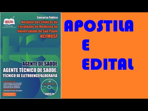 Edital e Apostila Concurso Hospital das Clínicas SP 2015 Agente de Saúde