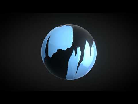 Texture Dripping Transition - Blender Geometry Simulation 3.6; Noding-Product