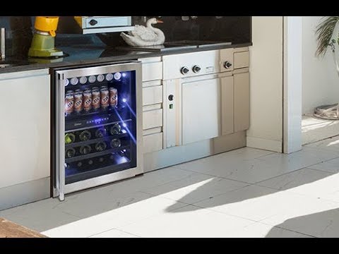 Vinotemp 24-Inch Outdoor Dual-Zone Wine & Beverage Cooler Video