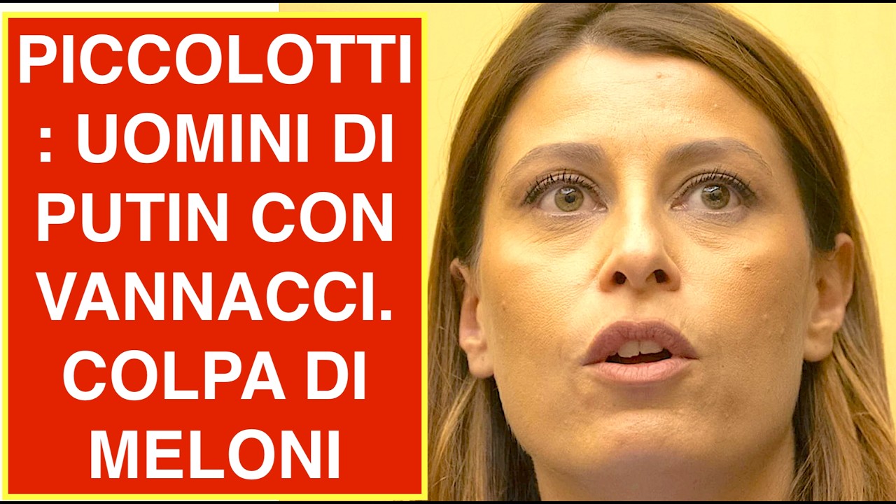 PICCOLOTTI: UOMINI DI PUTIN IN GALASSIA VANNACCI. COLPA DI MELONI