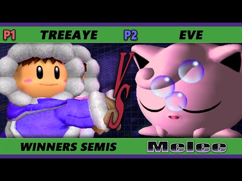 S@X 412 Winners Semis - Treeaye (Ice Climbers) Vs. eve (Jigglypuff) Smash Melee - SSBM