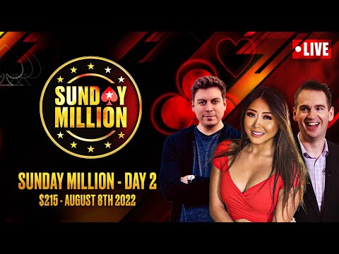 $109 SUNDAY MILLION - DAY 2 ♠️ James, Nick & Maria ♠️ PokerStars