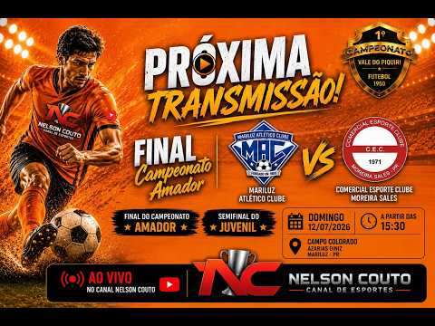 MARILUZ ATLÉTICO CLUBE X COMERCIAL DE MOREIRA SALES,1° JOGO DA FINAL 1° CAMPEONATO VALE DO PIQUIRI.