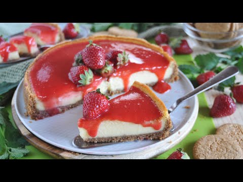 Cheesecake cotta al mascarpone e fragole