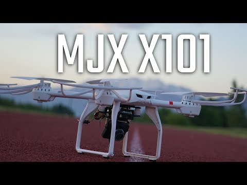 MJX X101 RC Quadcopter Drone with FPV Camera and Live Video - Review and Unboxing