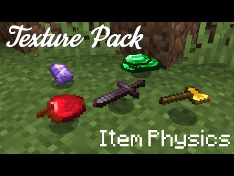 Flat Items Dropped Minecraft Texture Pack Showcase + Download