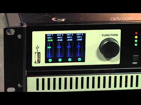 Audac AUDAC SMQ500 WAveDynamics TM keturkanalo galios stiprintuvas 4 x 500W video