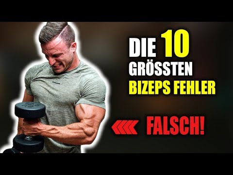 TOP 10 BIZEPS FEHLER - die du unbedingt vermeiden musst!