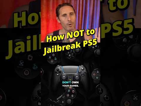 How NOT to Jailbreak your PS5 #Sony #playstation #ps5