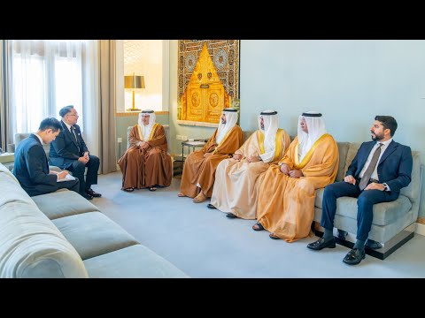 HRH the CP and PM meets with the newly appointed Ambassador of the Kingdom of Thailand to Bahrain