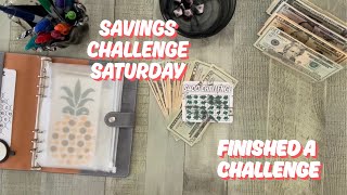 Savings Challenge Saturday - Finished A Challenge - 7/4/26 - 