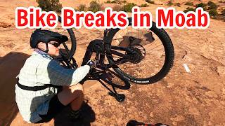 Son’s Derailleur Disaster on Moab’s Slickrock Practice Loop ‒ Epic Bike Repair + Ride