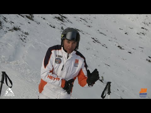 Lower Elbows to Stabilize the Upper Body - Ski Technique, Focus on Body Parts