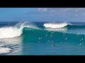 PIPELINE GOES PSYCHO YESTERDAY CRAZY WIPEOUTS & HUGE BARRELS