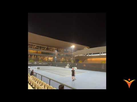 College Tennis Recruiting Video - Full Match - Fall 2023 - Kyvan Rietkerk - Slamstox