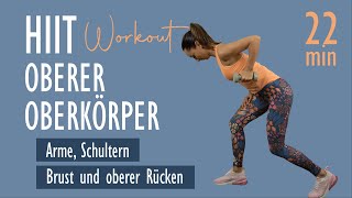 HIIT WORKOUT OBERER OBERKÖRPER mit Hanteln / Von den Armen bis zum Nacken | Katja Seifried
