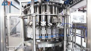 ASFL 1L PET Bottle YGF18-6 Oil Filling Machine Capacity Up To 3000 Bottles Per Hour