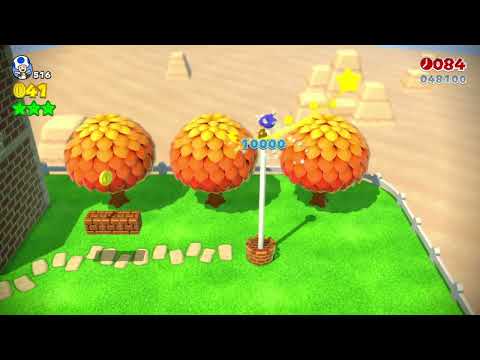 Super Mario 3D World (Switch) 10-4 100% Speedrun - Time: 16 (TWR)