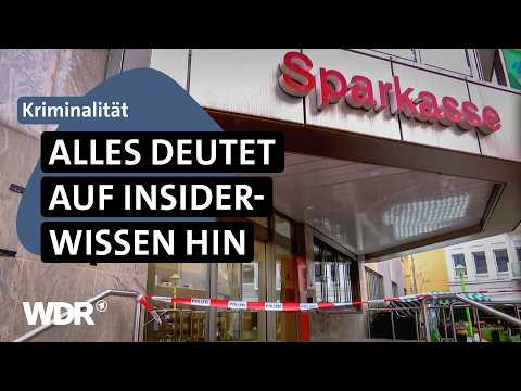 Sparkassen-Einbruch in Gelsenkirchen: Lagerte Schwarzgeld in Schließfächern? | Westpol | WDR