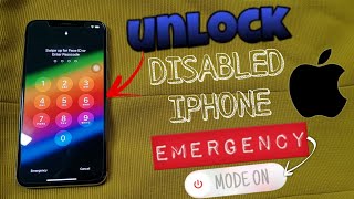 How To Unlock Any iPhone Disabled Without Computer And bypass  | iPhone Disabled Connect to iTunes