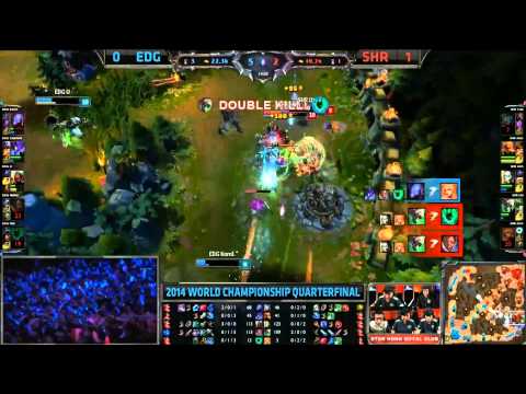 Uzi Quadrakill short version - SHR vs EDG Game 2 (S4 Worlds)