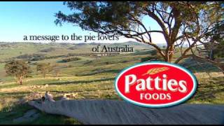 preview picture of video 'A Message to the Pie Lovers of Australia - Patties Foods'
