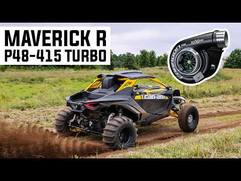 Can-Am Maverick R P48 Turbo System With MG1 ECU Unlock & Flex Fuel Rising Rate CodeShooter Power Flash