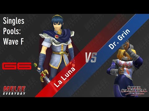 Genesis 6 - La Luna (Marth) vs. Dr. Grin (Sheik) - SSBM - Singles Pools