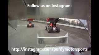 preview picture of video 'Dustin Purdy @ I-88 Speedway - CRSA Sprint Cars - Heat Race - 5/9/14'