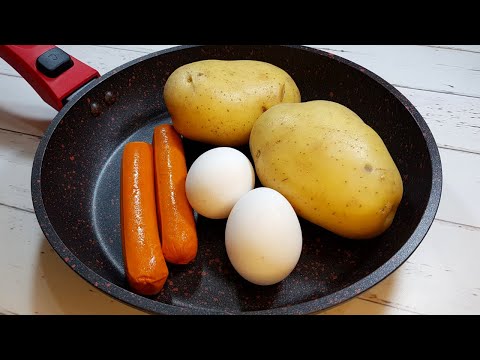 If you have 2 potatoes, 2 eggs and 2 sausages make this delicious recipe for your family