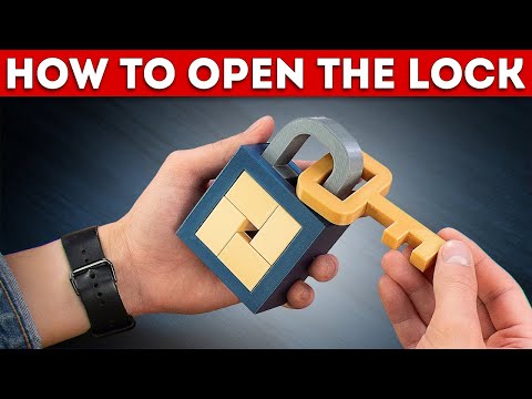 TRY TO INSERT THE KEY INTO THE LOCK - Almost Impossible to solve