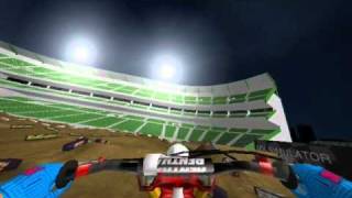 preview picture of video 'MX Simulator - Couple Laps on Anaheim 1 2011 Supercross 46K'