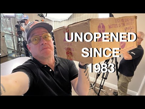 Opening a Sealed 1983 Masters of the Universe Shipper Case