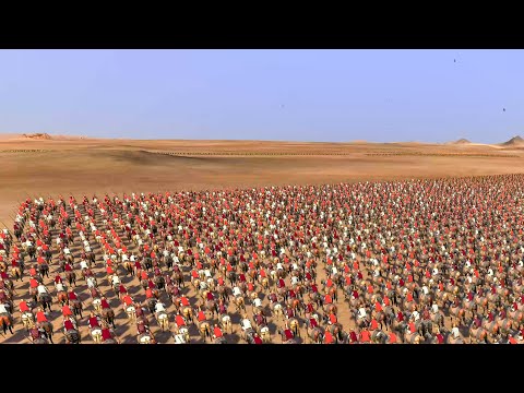 10.000 ANCIENT KNIGHTS vs 10.000 HORSE ARCHERS - Total War ROME 2