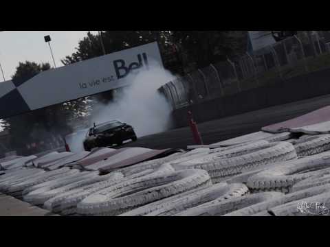 Alex Gosselin Leading Martin Langlois - Formula Drift Canada Round 3 2015