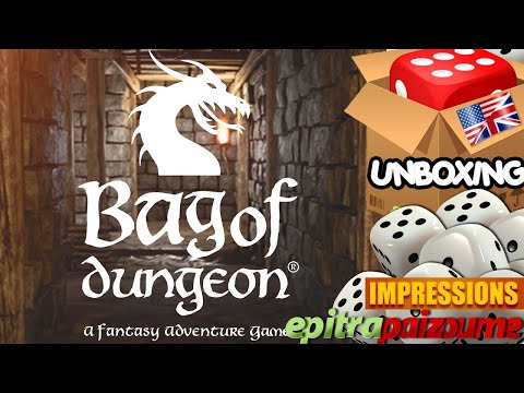 Bag of Dungeon A Fantasy Adventure Game - Unboxing & Impressions (EN) by Epitrapaizoume