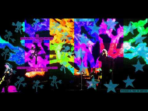 U2 - Joshua Tree Tour 2017 - Psychedelic Tree In Santiago (2017/10/14)