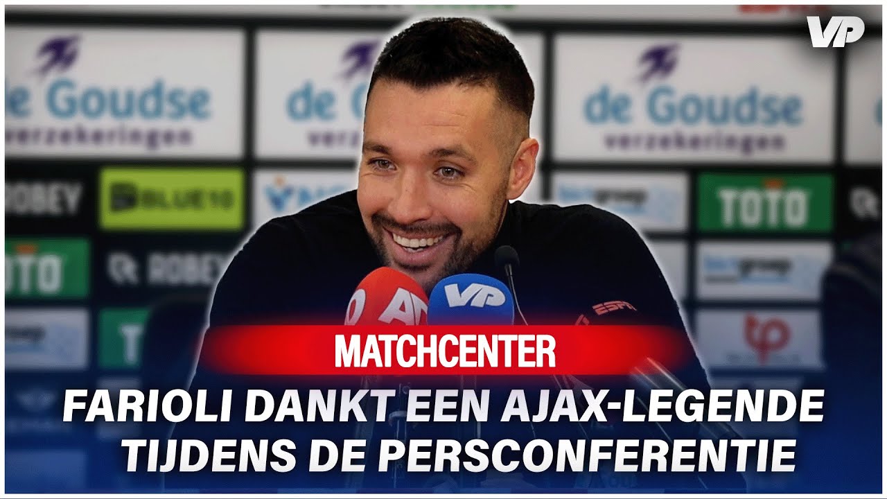 Thumbnail for article: Farioli voelt steun Ajax-fans: 'Allereerst, heel erg bedankt voor de support'