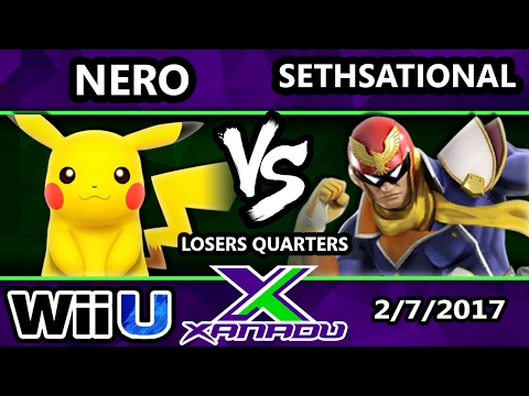 S@X 188 - Nero (Pikachu) Vs. SETHsational (C. Falcon) - SSB4 Losers Quarters - Smash for Wii U
