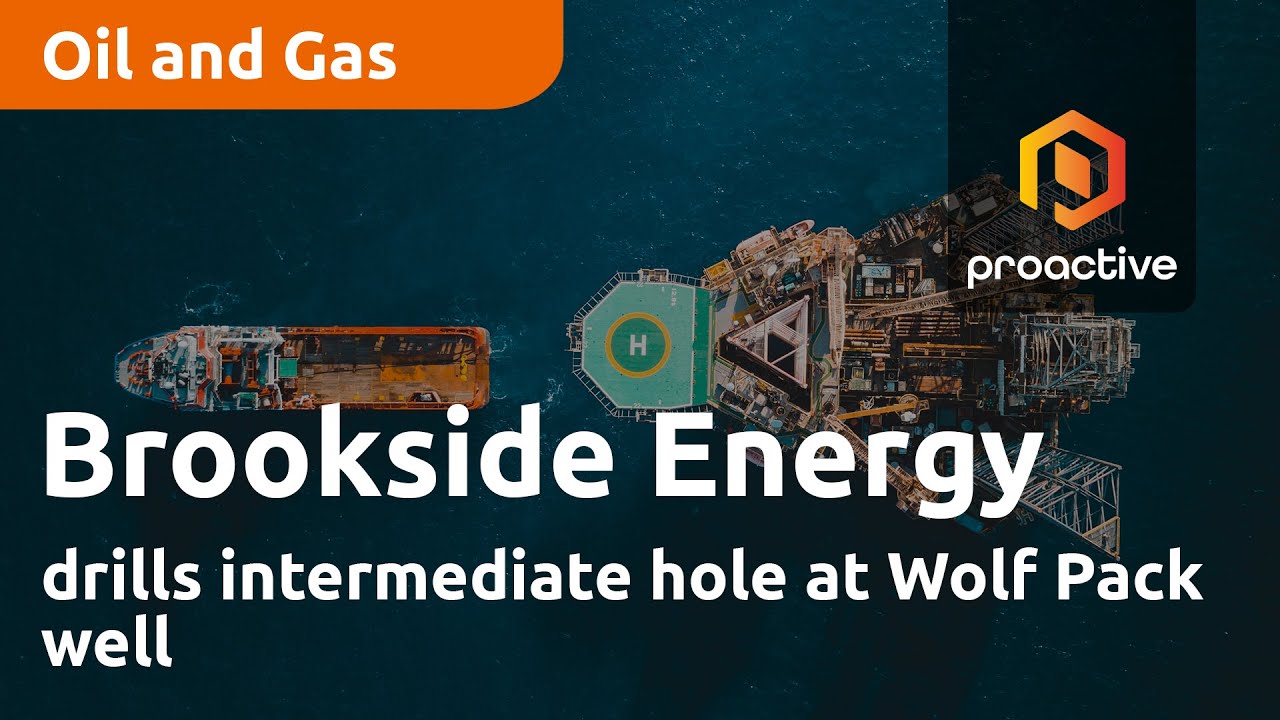 Brookside Energy drills intermediate hole at Wolf Pack well