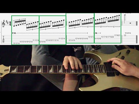 Играем быстрый Metal Lick в Ре мажоре в стиле James Richardson. Разбор.