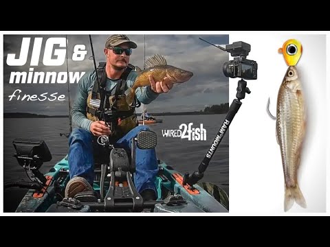 "Deadsticking" Walleye From a Kayak | Must Know Tough Bite Tactic