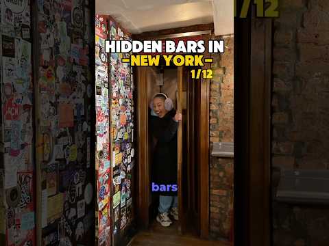 Hidden Bar in a Hot Dog shop! 📍PDT #newyork #newyorkbar #speakeasy #bar