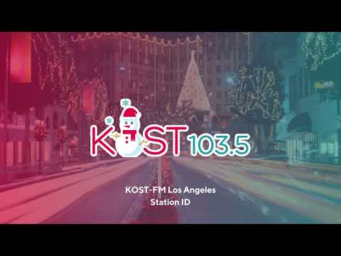 KOST-FM 103.5: KOST 103.5 - Los Angeles, CA - Station ID - 12/24/2024
