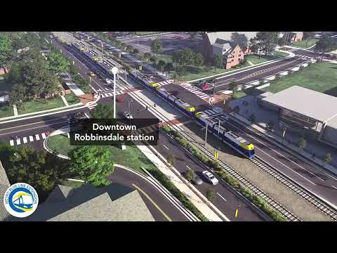 Blue Line Extension: Approaching the downtown Robbinsdale Station 30% design plans